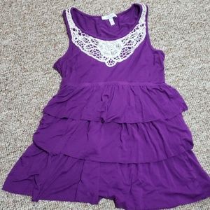 Purple Delia's tank top